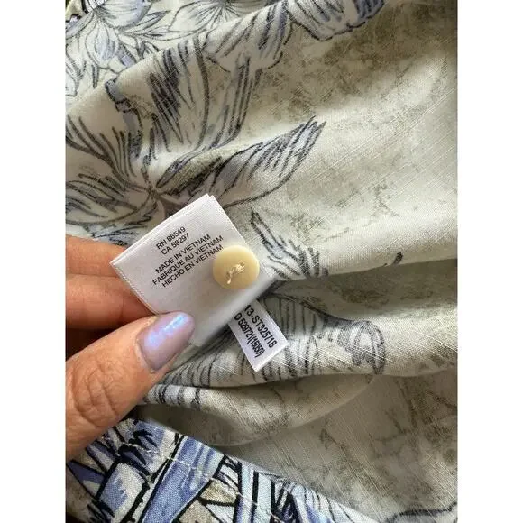 Tommy Bahama Veracruz Cay bubtton up Tropical size XXL short sleeve old school - Picture 7 of 11